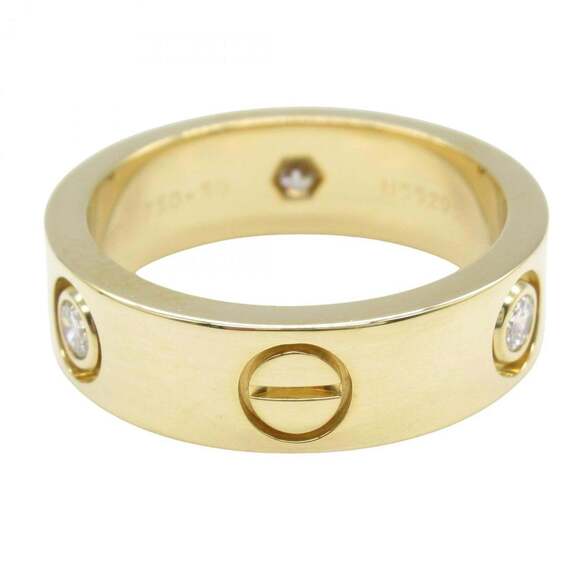 CARTIER 18k White Diamond Love Ring - Picture 3 of 7